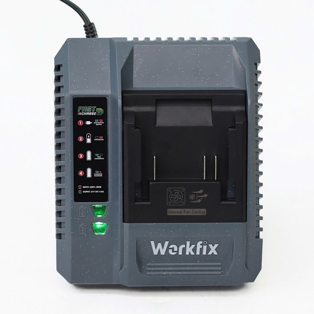 Sạc Nhanh 4.0A Workfix WF-FC2140F/FC30A/FC20A/S25X2 Sạc Pin Đồ Cơ Khí Không Chổi Than, Pin Phổ Thông