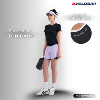 Áo phể thao Pickleball, Golf, Cầu lông, Tennis nữ VELOSAR PTS-20001