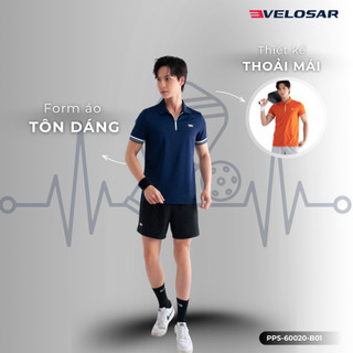 Áo Polo Thể Thao Nam VELOSAR Thoáng Mát Co Dãn Phù Hợp Pickleball, Golf, Tennis, LifeStyle PPS-60020