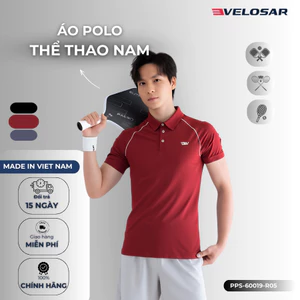 Áo polo thể thao pickleball nam VELOSAR PPS-60019