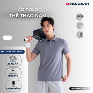 Áo polo thể thao Nam Pickleball, Golf, Cầu lông, Tennis VELOSAR PPS-60011