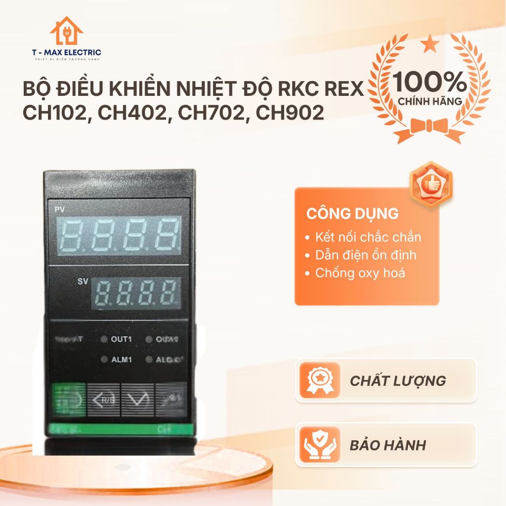 Bộ Điều Khiển Nhiệt Độ RKC REX CH102, CH402, CH702, CH902, Đồng Hồ ...