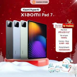 Máy tính bảng Xiaomi Pad 7 8/128GB - 8/256GB màn hình 11.2" 3.2K 144Hz - SD7 - Hyper AI - chính hãng bảo hành 18 tháng
