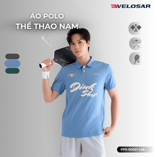 Áo polo thể thao Nam Pickleball, Golf, Cầu lông, Tennis VELOSAR PPS-60021