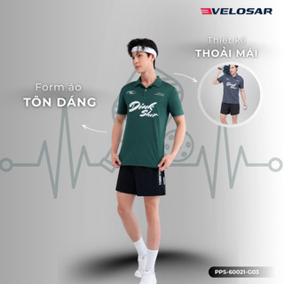 Áo polo thể thao Nam Pickleball, Golf, Cầu lông, Tennis VELOSAR PPS-60021