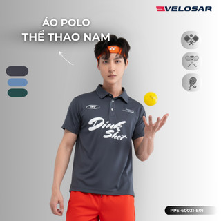 Áo polo thể thao Nam Pickleball, Golf, Cầu lông, Tennis VELOSAR PPS-60021