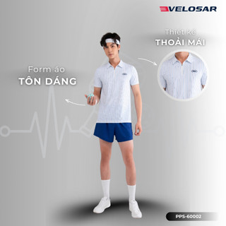 Áo thể thao nam Pickleball, Golf, Cầu lông, Tennis VELOSAR PPS-60002