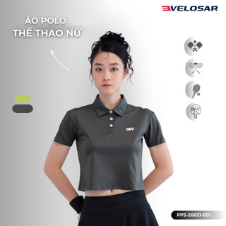 Áo Polo Thể Thao Nữ VELOSAR Thoáng Mát, Co Dãn Phù Hợp Pickleball, Golf, Tennis, LifeStyle PPS-20021