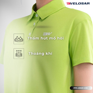 Áo Polo Thể Thao Nữ VELOSAR Thoáng Mát, Co Dãn Phù Hợp Pickleball, Golf, Tennis, LifeStyle PPS-20021