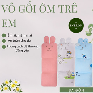 Gối Ôm Trẻ Em Everon 20×50cm – Mềm Mại, An Toàn Cho Bé, Êm Ái Cả Ngày, Chính Hãng Everon