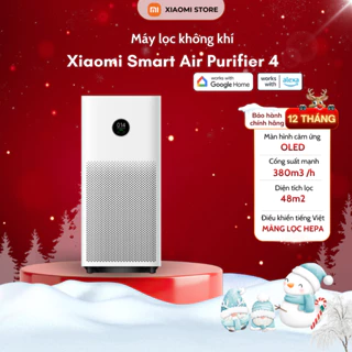 Máy Lọc Không Khí Xiaomi Smart Air Purifier 4 - Bảo hành chính hãng 12 tháng trên toàn quốc