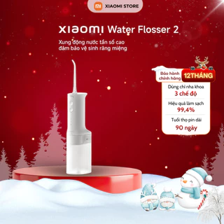 Máy Tăm Nước Vệ Sinh Răng Miệng Xiaomi Water Flosser 2 - 3 Chế Độ Làm Sạch - Bảo hành 12 tháng