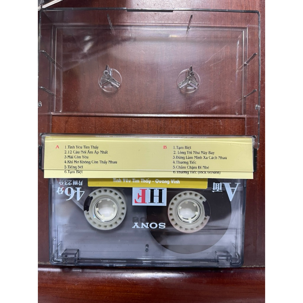 Băng Cassette Quang Vinh - Tình Yêu Tìm Thấy