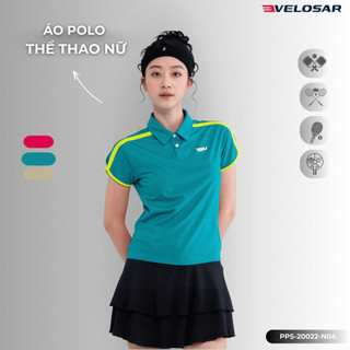 Áo Polo Thể Thao Nữ VELOSAR Thoáng Mát, Co Dãn Phù Hợp Pickleball, Golf, Tennis, LifeStyle PPS-20022
