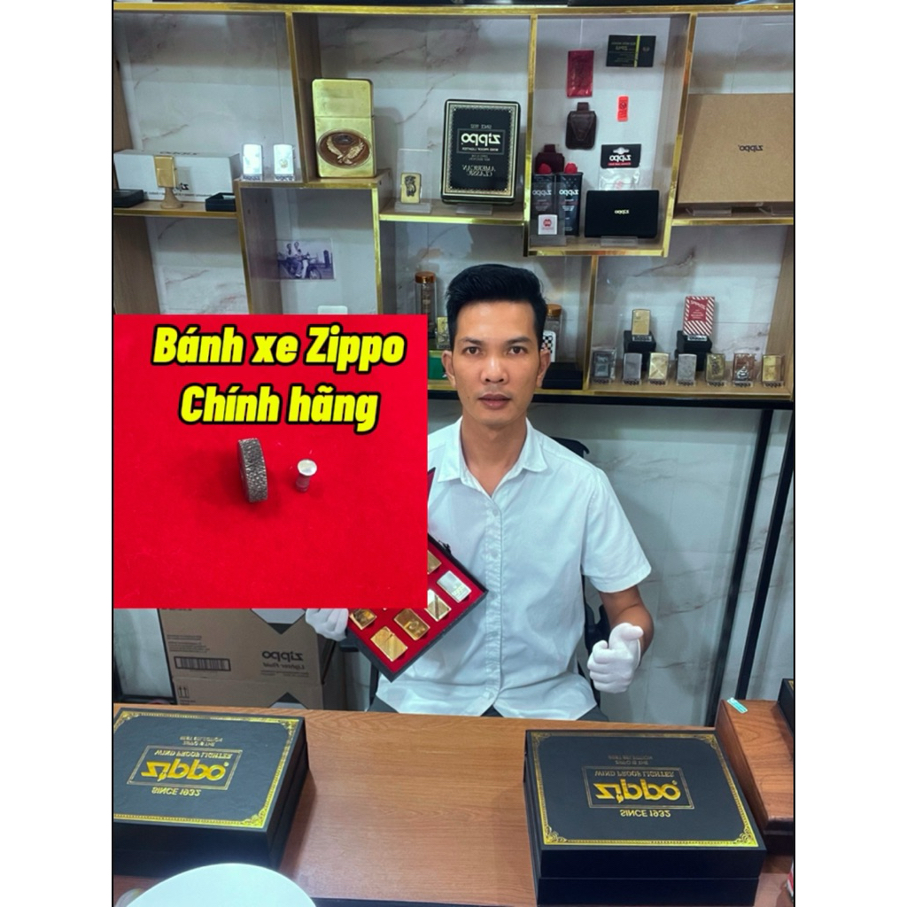 Bánh xe Zippo, kèm chốt tán ( Hàng rin )