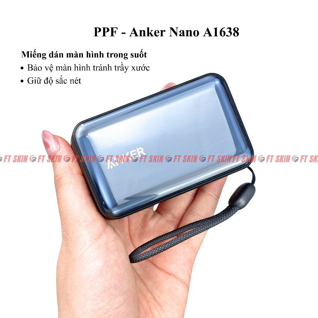 PPF bảo vệ sạc Anker A1638 45W 10000mAh, chất liệu nhập khẩu | BigBuy360 - bigbuy360.vn