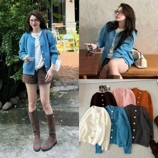 Áo len cardigan cúc to chất dày NABI CARDIGAN