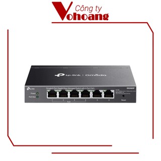 Switch Doanh Nghiệp TP-Link Omada ES206GP 6 Cổng Gigabit với 4 Cổng PoE+, Tổng PoE 65W, Hỗ trợ nhiều tính năng cao cấp
