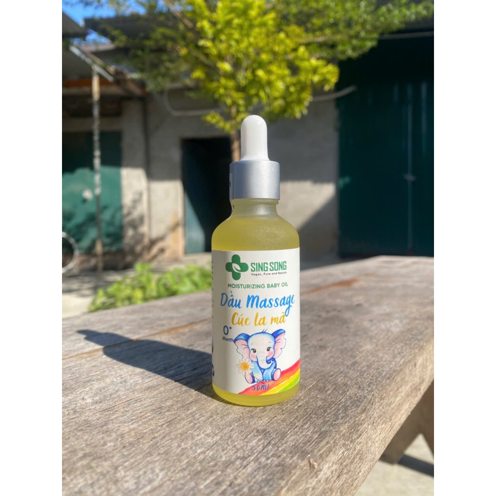 Dầu Massage Cúc La Mã & Quất ISingsongI– hỗ trợ giảm đầy hơi cho bé, dưỡng da, Không Corticoid -50ml