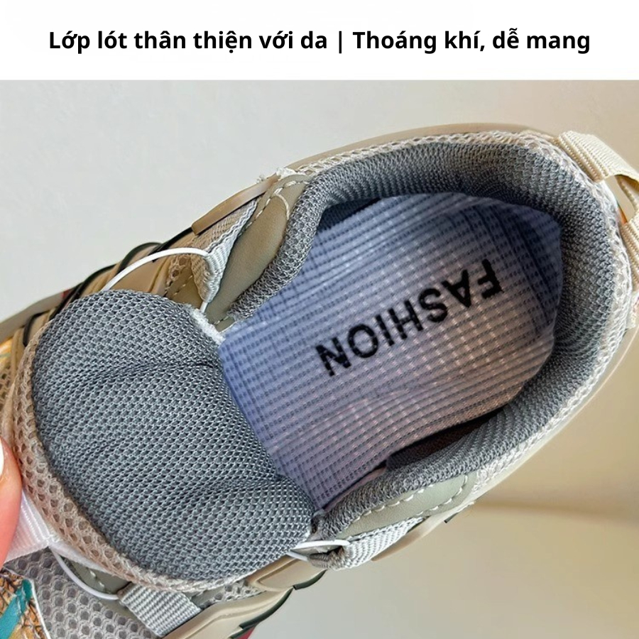 [M152] Giày Thể Thao Bé Trai Nút Vặn Thông Minh – Giày Sneaker Trẻ Em Siêu Nhẹ, Đế Chống Trơn Trượt Cao Cấp TH Kids