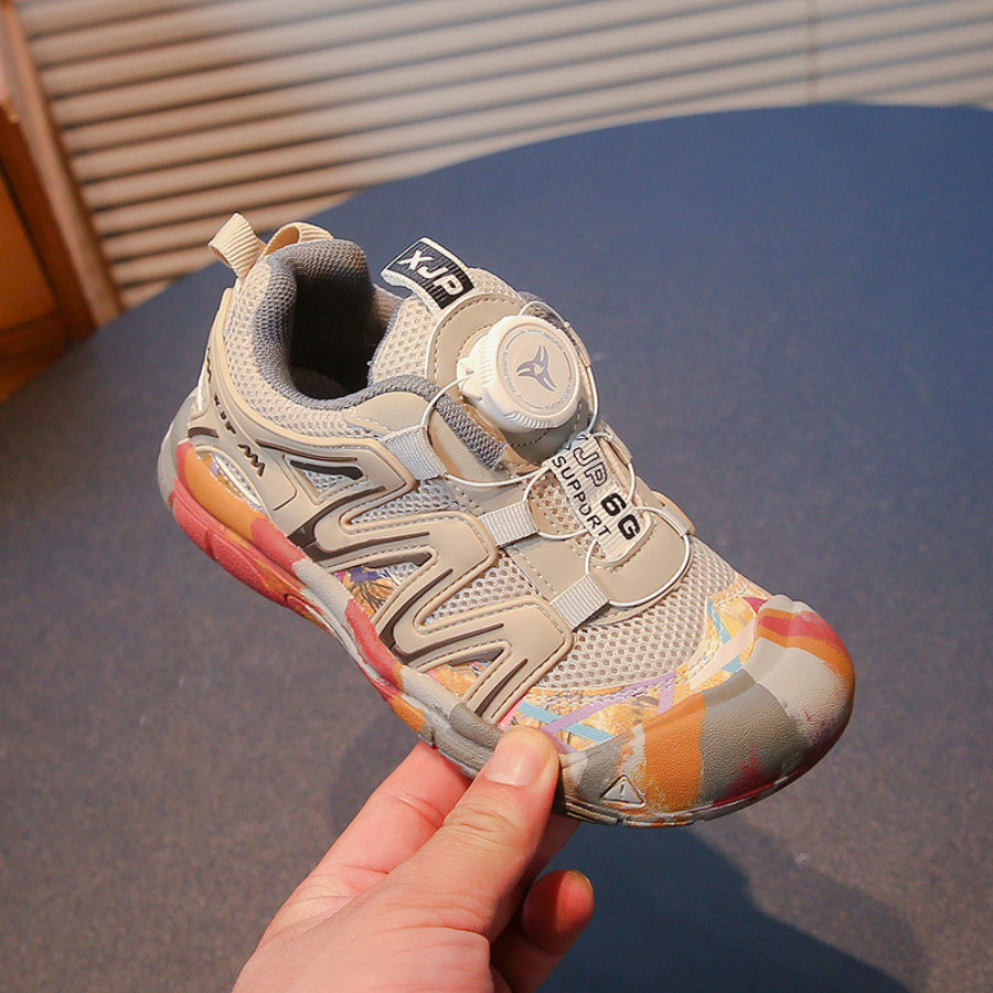 [M152] Giày Thể Thao Bé Trai Nút Vặn Thông Minh – Giày Sneaker Trẻ Em Siêu Nhẹ, Đế Chống Trơn Trượt Cao Cấp TH Kids