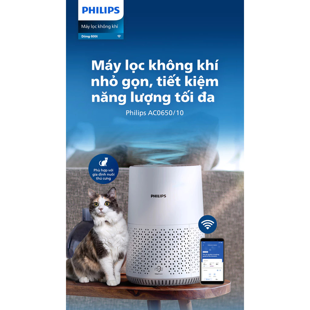 [LIVE] Máy Lọc Không Khí Philips AC0650 /10 có NanoProtect HEPA - Hàng Chính Hãng