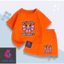 Set Bộ Mùa Hè Cho Bé, Hình Kitten Girl University Est. 1992, Thun Cotton Mềm Mại Co Giãn Tốt (M343)