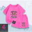 Set Bộ Mùa Hè Cho Bé, Hình Kitten Girl University Est. 1992, Thun Cotton Mềm Mại Co Giãn Tốt (M343)