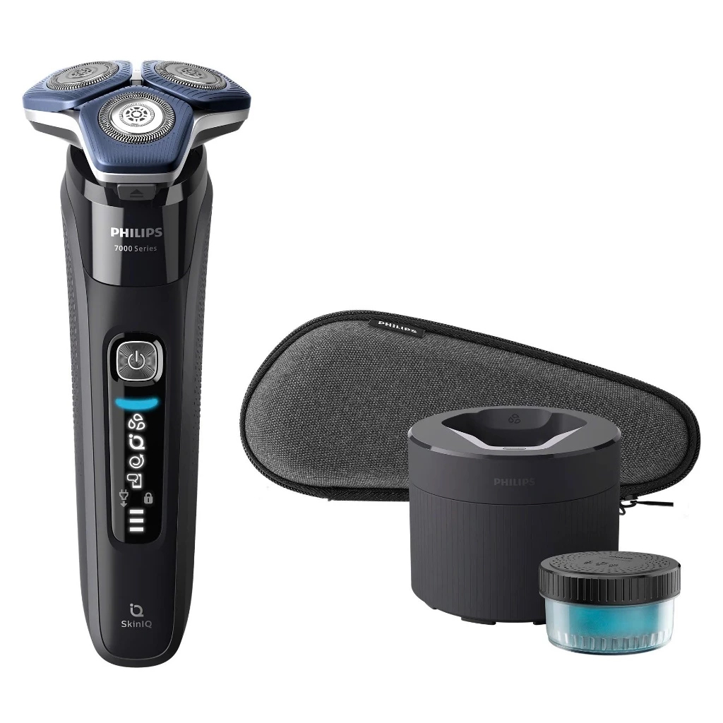 Máy Cạo Râu Khô Và Ướt PHILIPS S7886/50, Lớp Mạ Nano SkinGlide, Có Hộp Vệ Sinh, Bảo Hành 5 Năm
