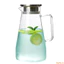 Bình thủy tinh chịu nhiệt nắp inox dung tích 1,4L