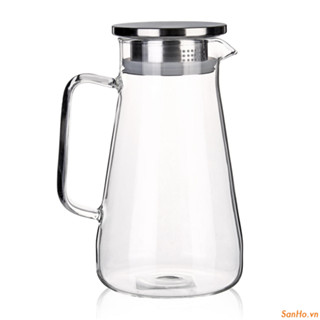 [Góc Thanh Lý] Bình thủy tinh chịu nhiệt nắp inox dung tích 1,4L