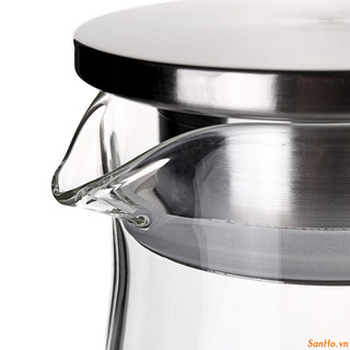 [Góc Thanh Lý] Bình thủy tinh chịu nhiệt nắp inox dung tích 1,4L