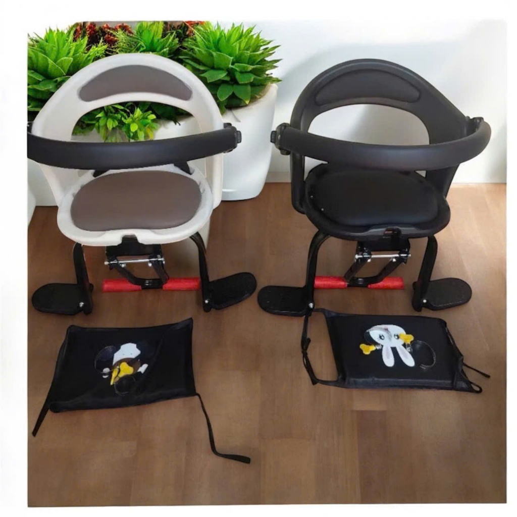 Ghế ngồi XE AB, ghế xe GA 106 / ghế xe số cho bé đệm lưng quai xốp có đai an toàn Bi Bô Shop