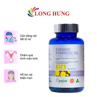 Viên uống Careline Evening Primrose Oil 1000mg hỗ trợ làm đẹp (60 viên)