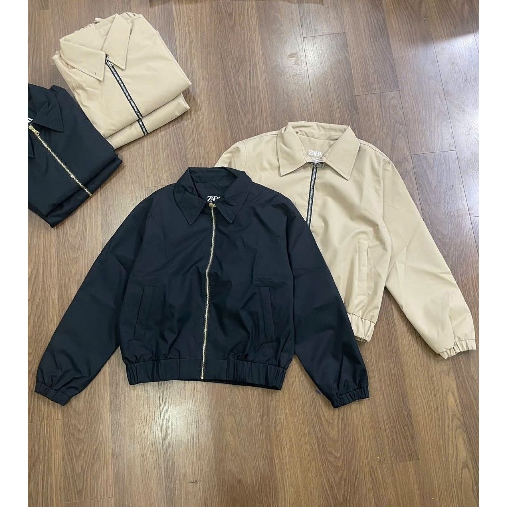 (BomoHouse) Áo khoác bomber chống nước 2 lớp Zá. Rà. unisex