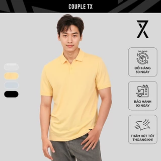 Áo Polo Nam Couple TX PE Cool Mát Lạnh Vải Mịn Trơn Basic Form Regular MPO 1067