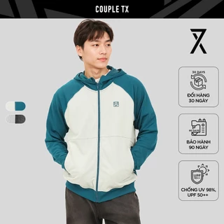 Áo Khoác Chống Nắng Nam Couple TX Anti UV Raglan Color Form Relax MOK 1070