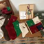Set Combo Tất Vớ Nữ Cổ Cao Chất Len Xù Cổ Nhún Haste Thêu Noel Giáng Sinh Chất Liệu Len Cotton Quà Tặng