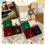 Set Combo Tất Vớ Nữ Cổ Cao Chất Len Xù Cổ Nhún Haste Thêu Noel Giáng Sinh Chất Liệu Len Cotton Quà Tặng