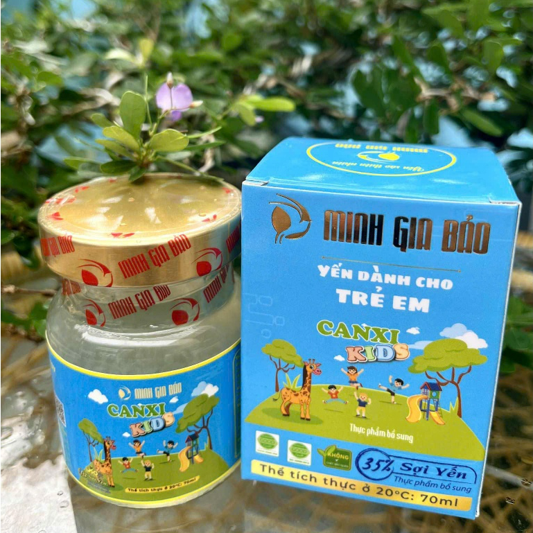 Combo 20 hũ yến chưng sẵn - Yến sào cao cấp Minh Gia Bảo - Yến sào (35%), đường phèn (10%) - 70ml