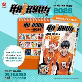 Lịch để bàn 2026 các tựa manga NXB Kim Đồng (seal, tuỳ chọn phân loại)