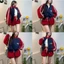 Sét áo gió sọc tay phối quần đùi phồng sang chảnh hottrend from fresize 38-55kg HOIAANHSILE