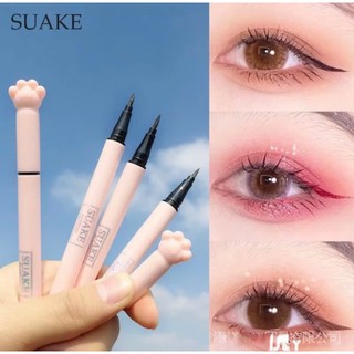 Bút kẻ Mắt Suake Chân Mèo Dạng Lông Chống Nước Không Nhòe Lắp, Lâu Trôi