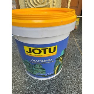 Sơn siêu bóng ngoại thất ánh ngọc trai JoTu 1 lít nước sơn siêu mịn,độ bóng cao bền màu theo thời gian