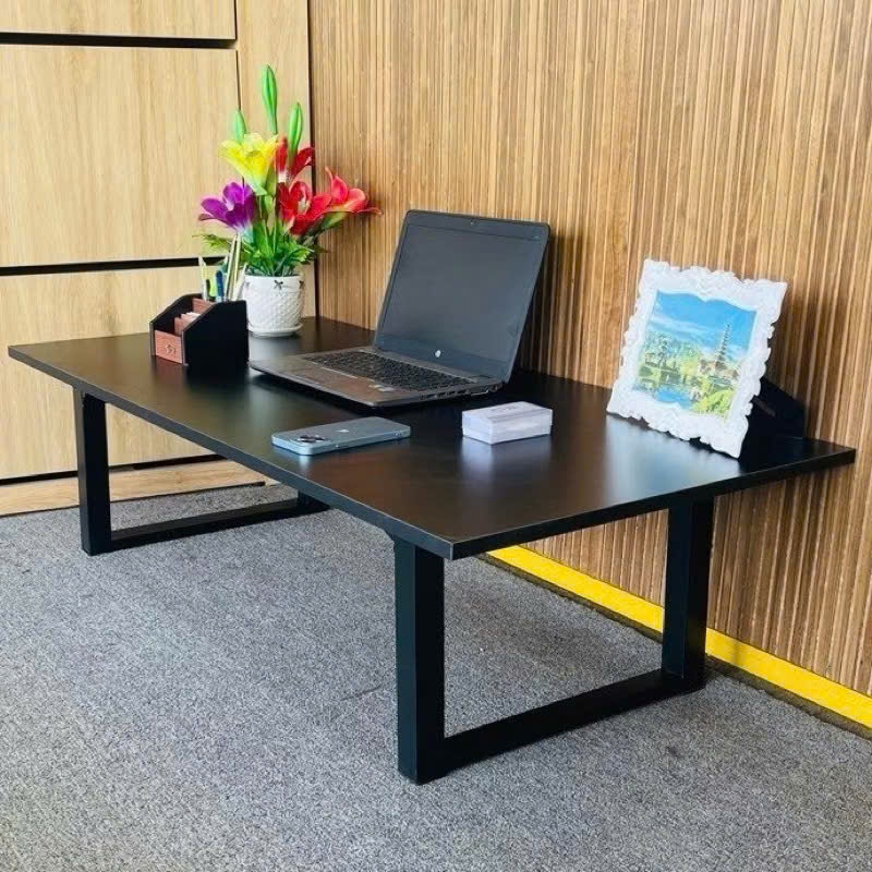 Bàn học làm việc dài 80cm gấp gọn ngồi bệt bàn gấp học sinh sinh viên tiện dụng. Bàn chân sắt khóa chốt chắc chắn