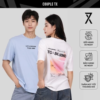 Áo Thun Gia Đình Couple TX Typo To Be Kind Form Relax TS 433