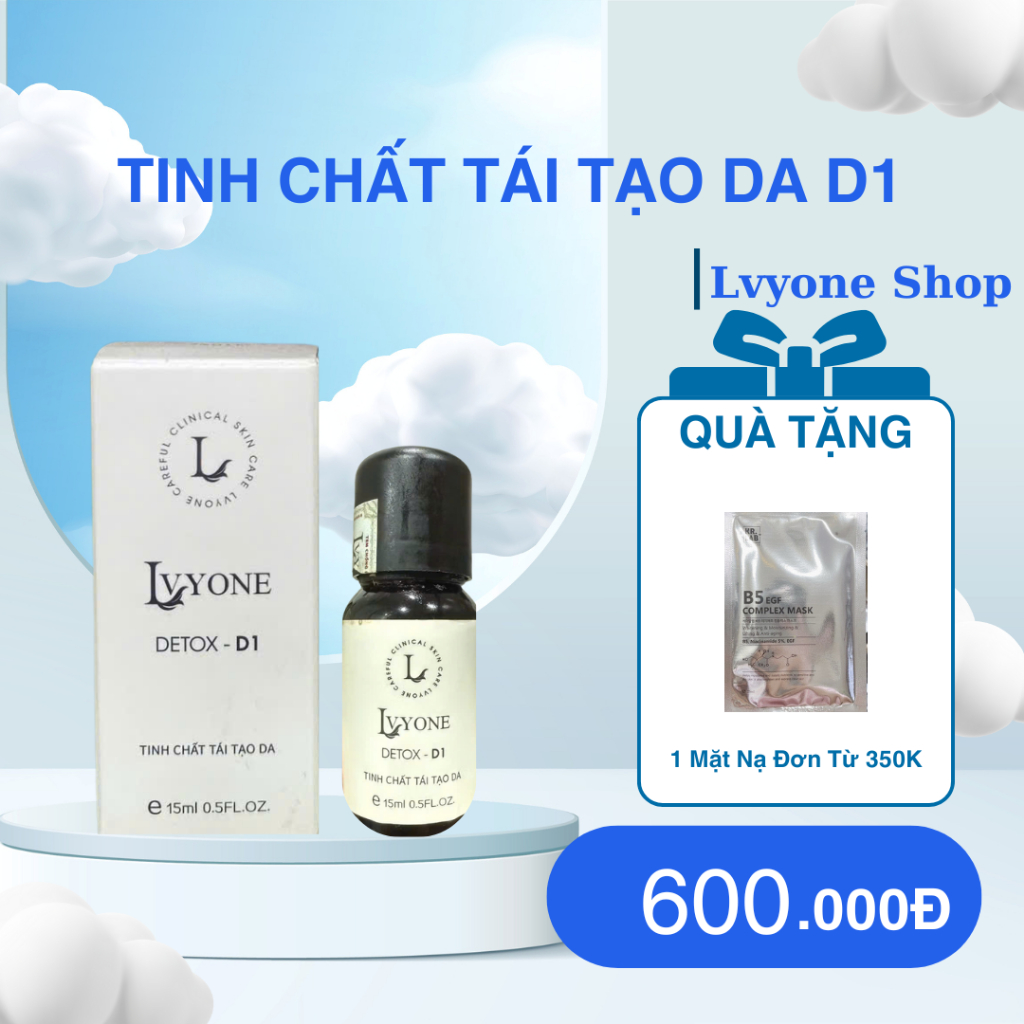 Tinh Chất Tái Tạo Da Detox D1 - LVYONE