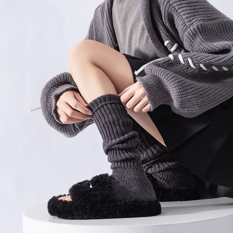 Vớ Tất Ống Chân nữ cao cổ 8 màu phong cách thời trang dễ thương, xinh xắn