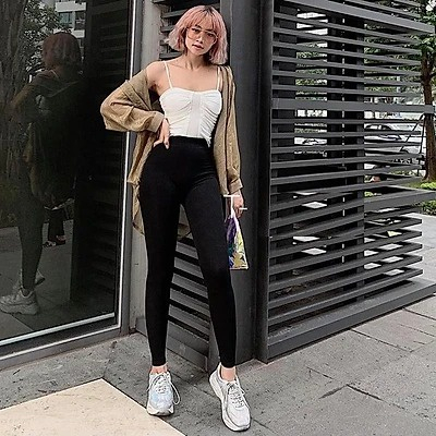 Combo 3 Quần Legging Dài Lót Nỉ Siêu Dày Nữ Eo Cao Co Giãn 4 Chiều Ôm Body Tôn Dáng Chống Hằn, Legging Tập Gym Yoga