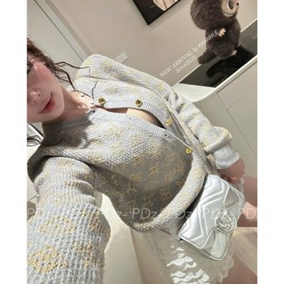 Áo Len Cardigan Dài Tay Ánh Nhũ Basic Trơn QCCC Cao Cấp